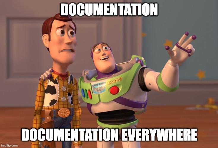 Documentation everywhere